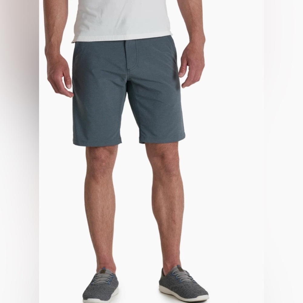 Kuhl Amphibia Casual Men’s Shorts Size 38 Lightweight Travel Activewear Green - Picture 14 of 15